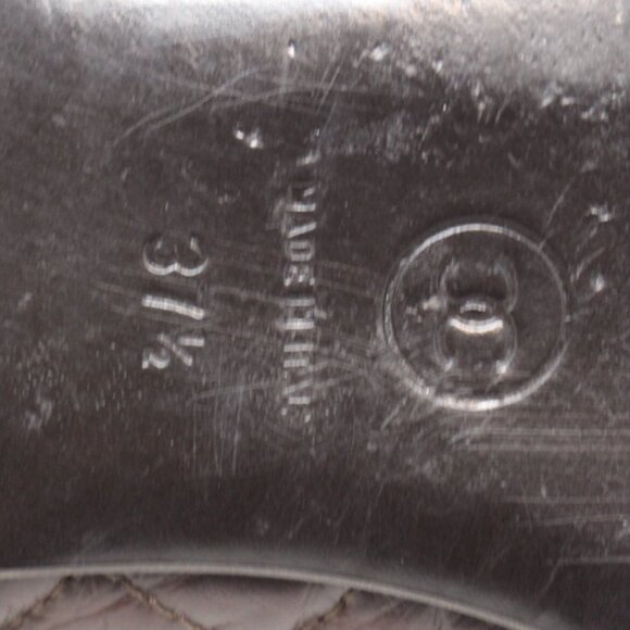 CHANEL #R6JZQ8 Aged Ballet Flats Size 37.5 - Picture 8 of 9